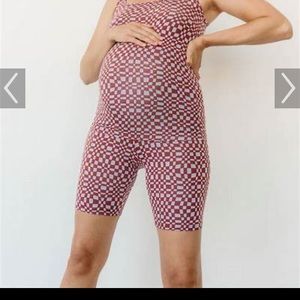 Storq signature bike shorts, in wavy checkered print! Buttery soft, super cute.